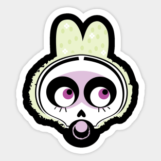 Bunny skull Sticker